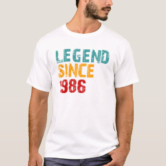 Legend 1986 40-årspresenter för män kvinnor 40 t shirt