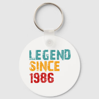 Legend 1986 40-årspresenter för män och kvinnor 40 nyckelring