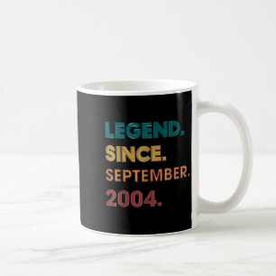 Legend 2004 21-årspresenter för män och kvinnor 21 kaffemugg