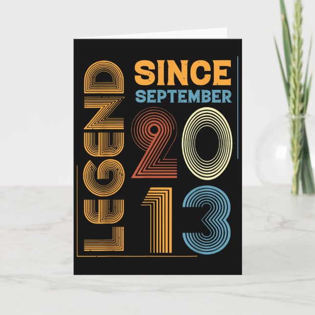 Legend 2013 12-årspresenter för pojke flicka 12 år kort (Framsida)