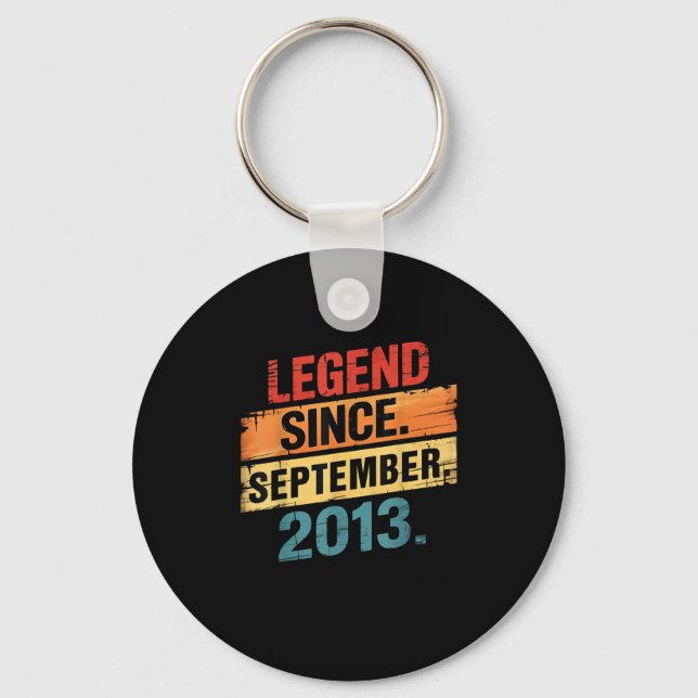Legend 2013 12-årspresenter för pojke flicka 12 år nyckelring (Framsida)