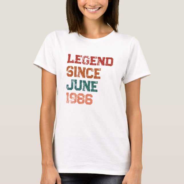 Legend Anpassad 40-årsdag T-Shirt (Framsida)