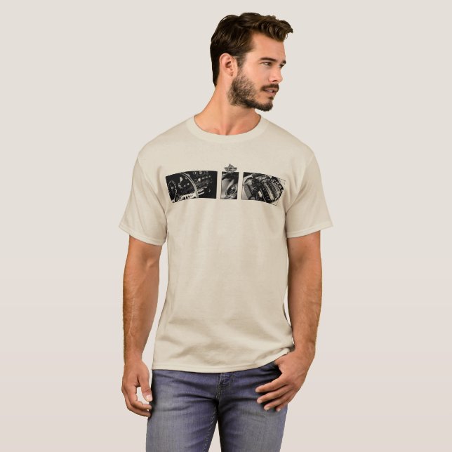 Legend Car E Type T-shirt (Hel framsida)