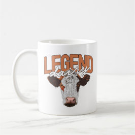 Legend Dairy Apparel Funny Cow Milker Cow Pun Kaffemugg