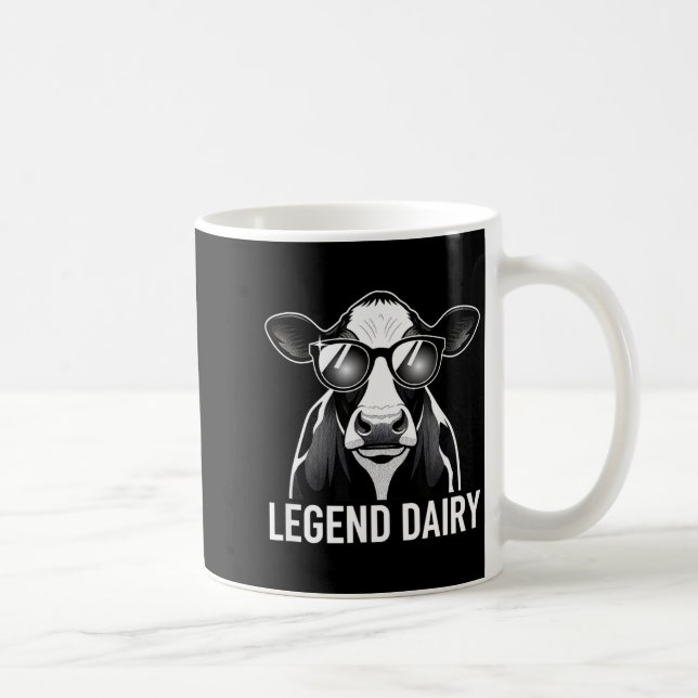 Legend Dairy, Cool Cow With Sungles  Kaffemugg (Höger)