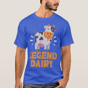 Legend Dairy Cow Cattle Heifer Farmer Anime Kawaii T Shirt