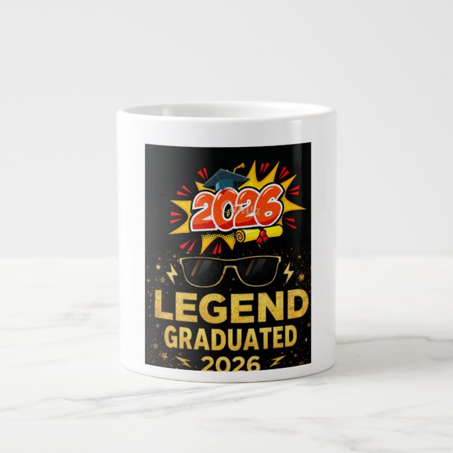 Legend Examen 2026 Rolig Examen Design | Co Jumbo Mugg (Framsidan)