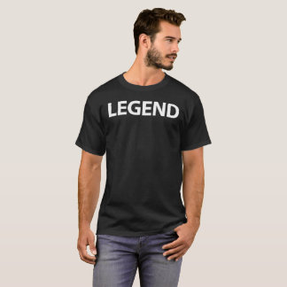 LEGEND Fetstilad Herr Streetwear T-Shirt