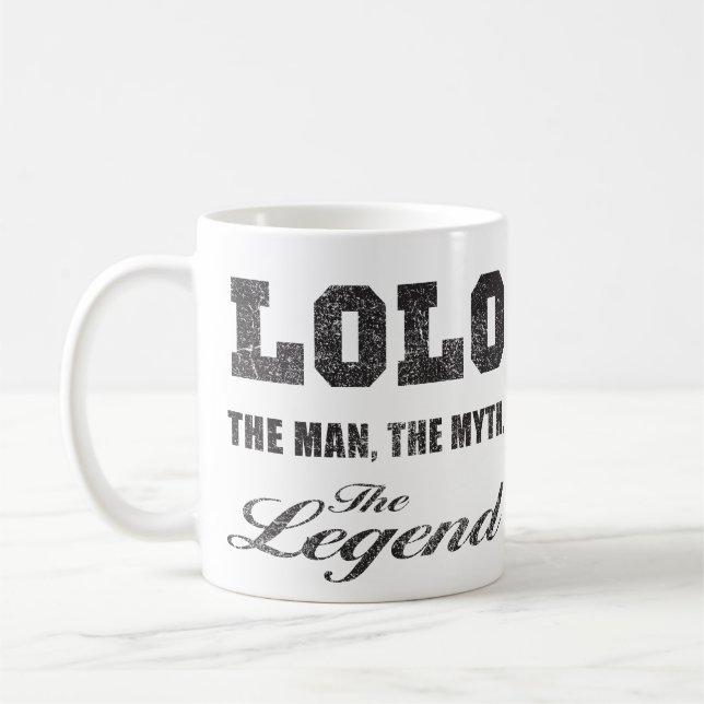 Legend för Lolo manMyth Kaffemugg (Vänster)