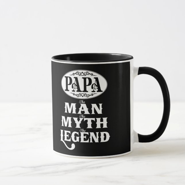 Legend för PAPPAmanMyth Mugg (Höger)