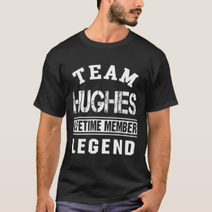 Legend Gift med efternamn för Team Hughes T Shirt