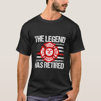 Legend har dragit tillbaka brandkår Pension del T Shirt