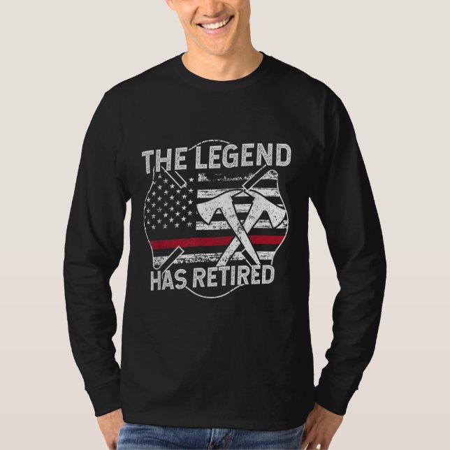 Legend har dragit tillbaka brandmannen Pension T Shirt (Framsida)