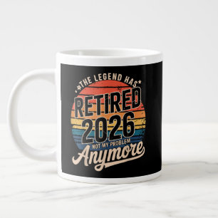 Legend Har Gått I Pension 2026 Inte Mitt Problem L Jumbo Mugg
