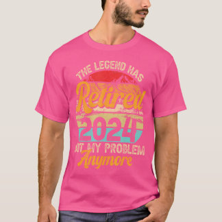 Legend har gått tillbaka 2024 Lustigt Pension 2024 T Shirt