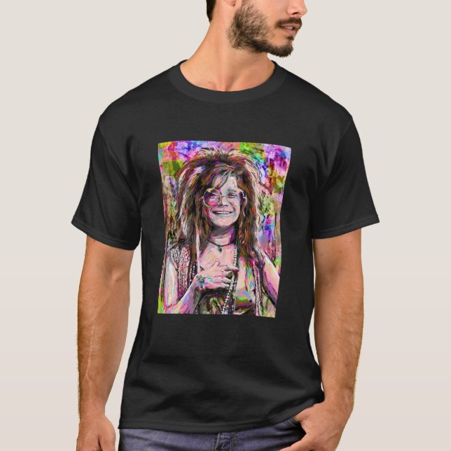 Legend Janis Hippie Joplin T Shirt (Framsida)