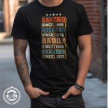 Legend Make pappa Grandpa Customized T-Shirt