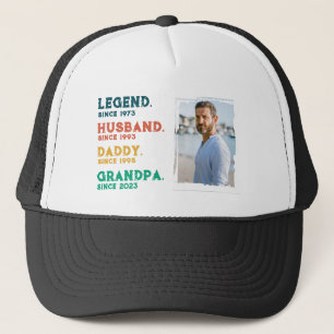 Legend Make pappa Grandpa Personlig T-Shirt Keps