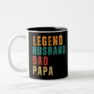 legend, make pappa pappa Två-Tonad mugg