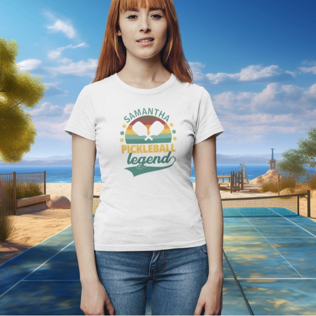 Legend Monogram Pickle Ball   T Shirt (Skapare uppladdad)