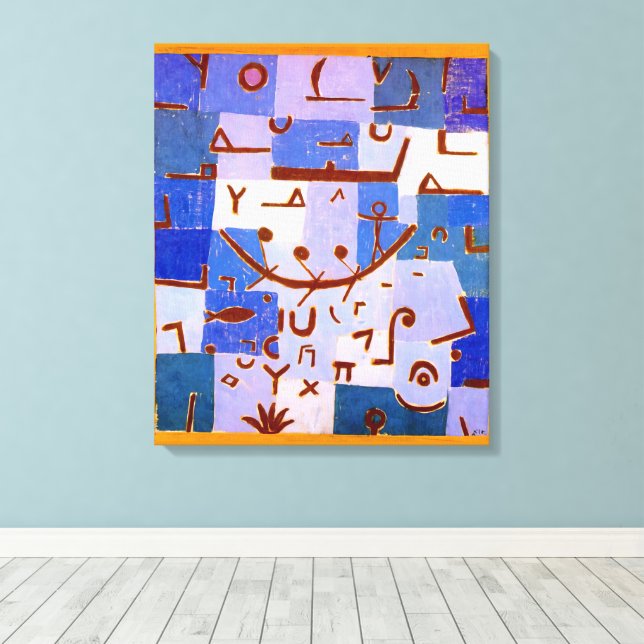 Legend of the Nile | Paul Klee | Canvastryck (Insitu (trägolv))