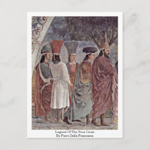 Legend Om Det Sanna Korset Av Piero Della Francesc Vykort