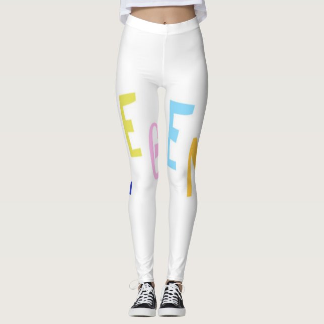 legend ord art leggings (Framsida)