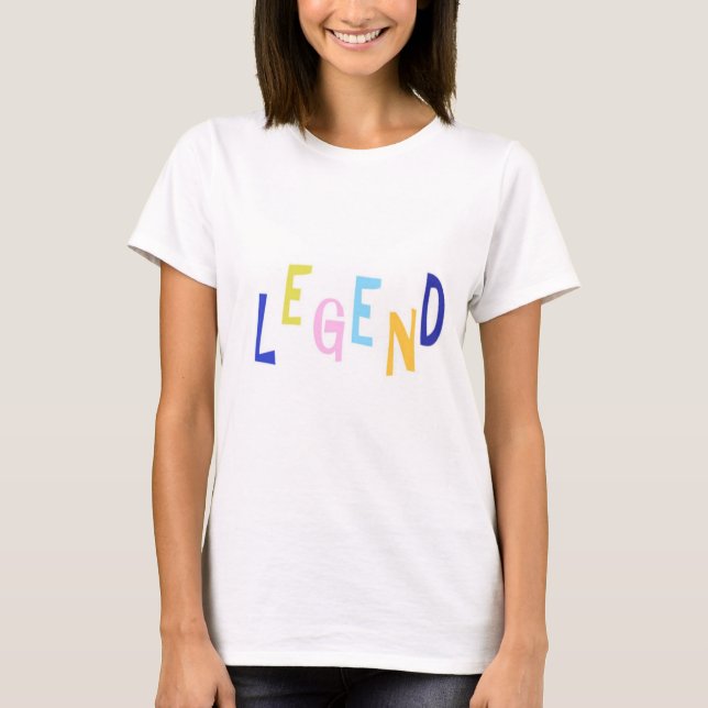 legend ord art t shirt (Framsida)