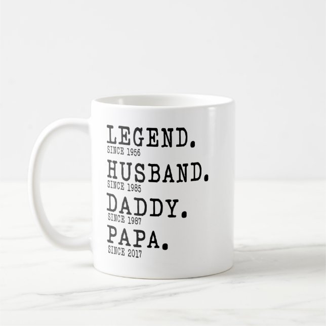 Legend pappa shirt kaffemugg (Vänster)