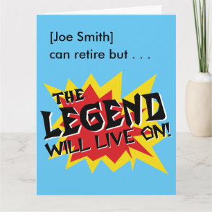 Legend pension Party kommer att leva på Kort