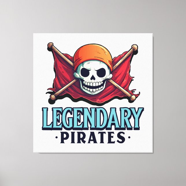 Legend Pirater Canvastryck (Framsida)