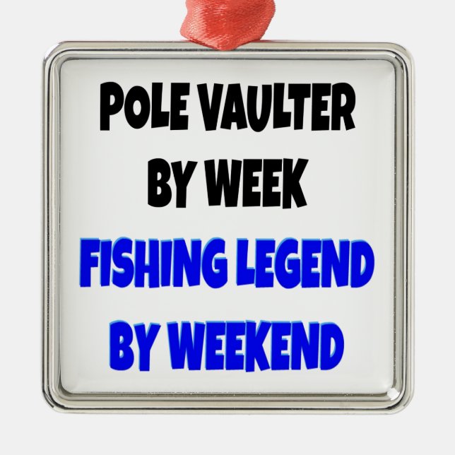 Legend Pole Vaulter Julgransprydnad Metall (Framsidan)