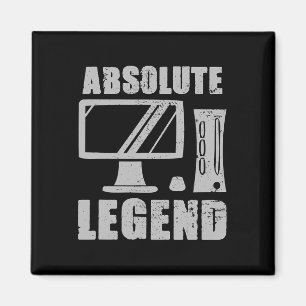 Legend Roligt Videospel Spelare Citat Pc Spelrigg Magnet