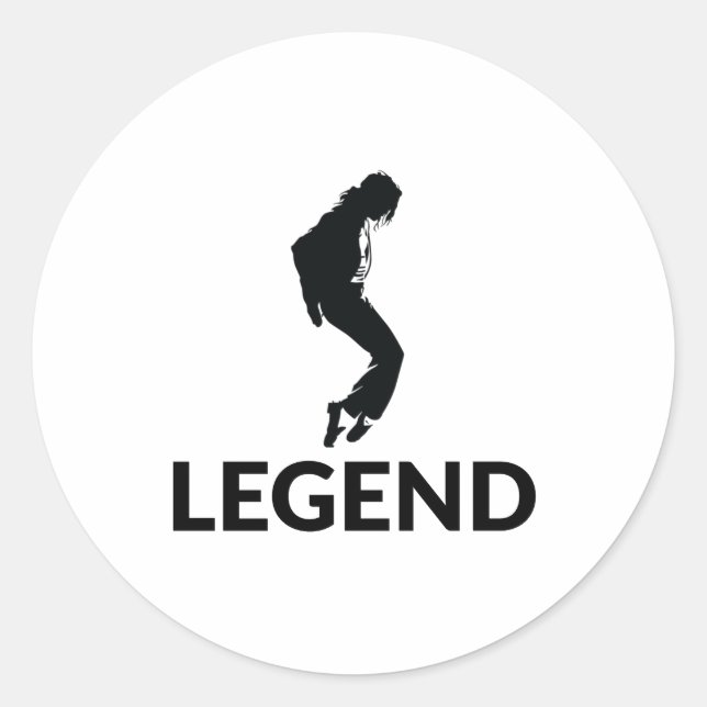 Legend Runt Klistermärke (Framsida)