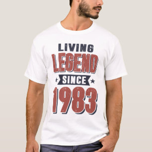 Legend sedan 1983 födelsedagsgåva t shirt