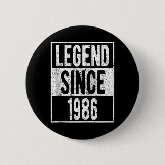 Legend sedan 1986 Tröja 36 år gammal presenter 36- Knapp