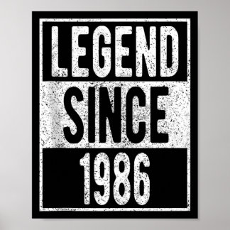 Legend sedan 1986 Tröja 36 år gammal presenter 36- Poster