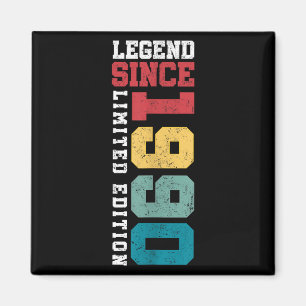 Legend sedan 1990 Limited Edition 35 år gammal 35- Magnet