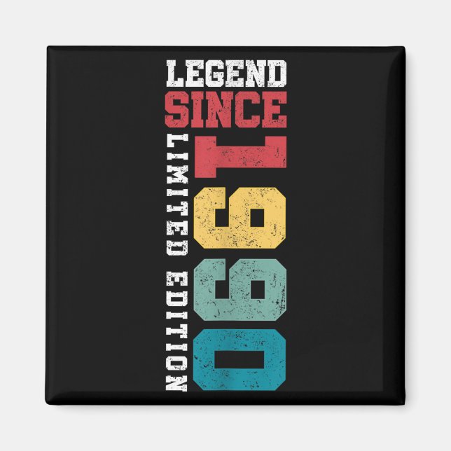 Legend sedan 1990 Limited Edition 35 år gammal 35- Magnet (Framsidan)