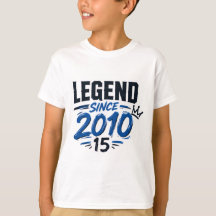 Legend sedan 2010 15-års födelsedag Teen T-Shirt