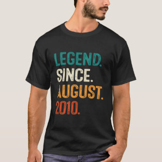 Legend sedan augusti 2010 13:e för t shirt