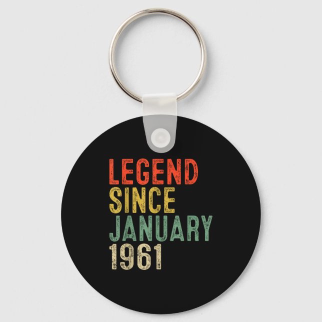 Legend sedan januari 1961 65-årspresenter 65 År Nyckelring (Framsida)