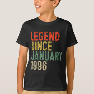 Legend sedan januari 1996 30-årsdag 30 år gammal t shirt