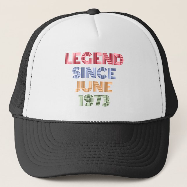 LEGEND SEDAN JUNI 1973 TRENDIGET BIRTHDAY KEPS (Framsida)