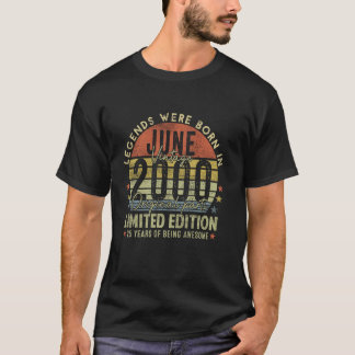 Legend sedan juni 2000 Vintage 25-årsdag Tillverka T Shirt