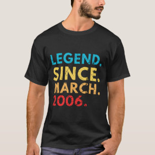 Legend sedan mars 2006 firande t shirt