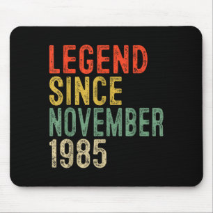 Legend sedan november 1985 40-årsdag 40 år gammal musmatta