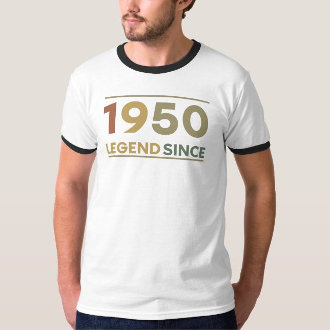 Legend Since 1950 T Shirt (Framsida)