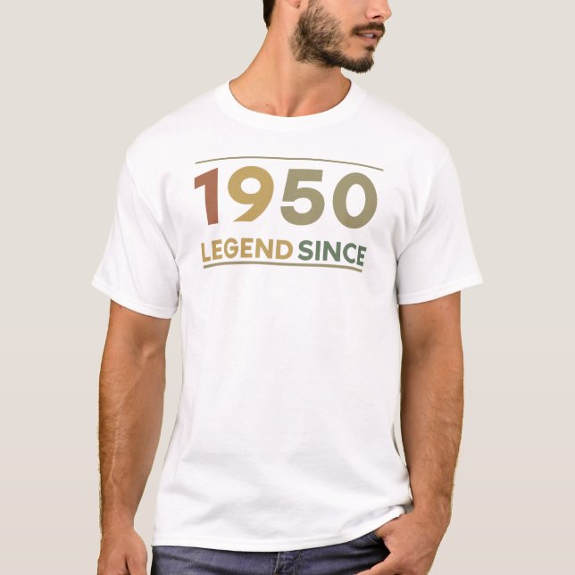Legend Since 1950 T Shirt (Framsida)