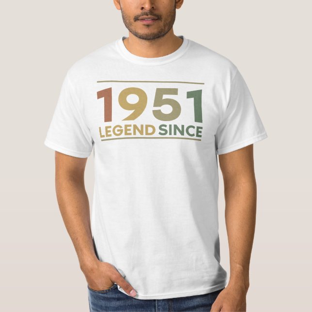Legend Since 1951 T Shirt (Framsida)